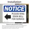 Signmission Please Ring Door Bell For Service Sign With Symbol, 5 in W x Rectangle, Vinyl Decal OS-2PACK-NS-D-35-L-17580 - alternate 3